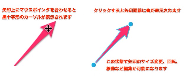 矢印の編集方法１