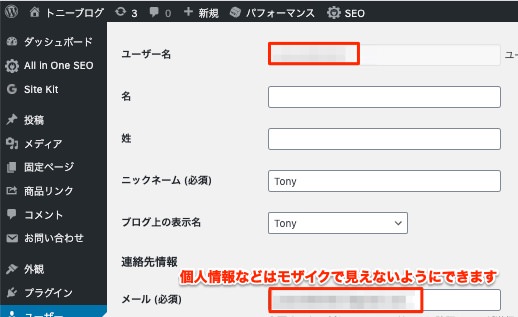 モザイクの付け方